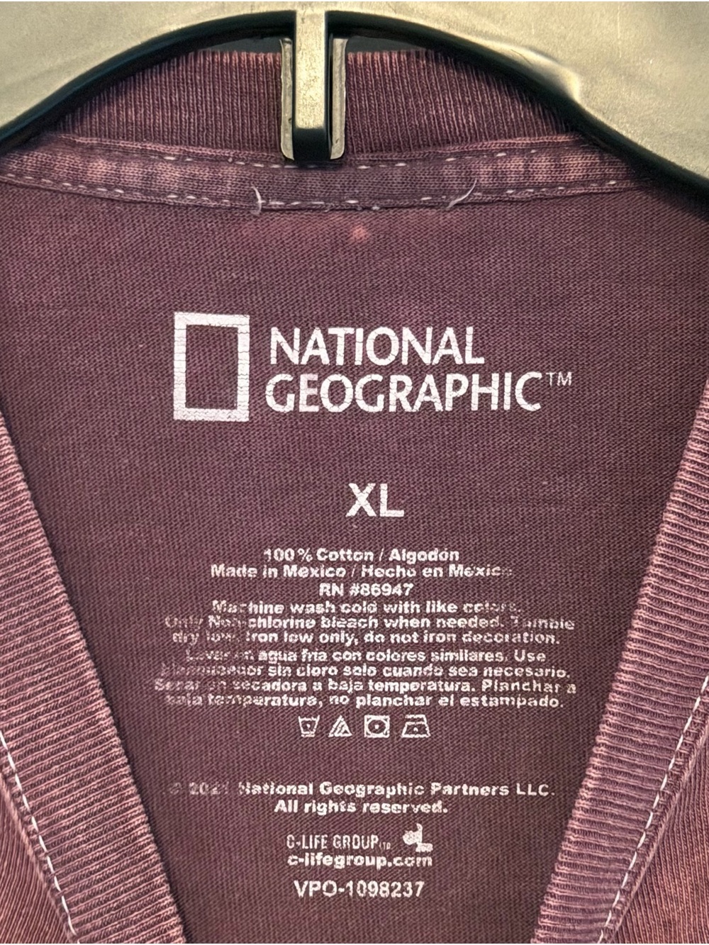 National Geographic Mineral Wash Tee - Picture 4 of 4